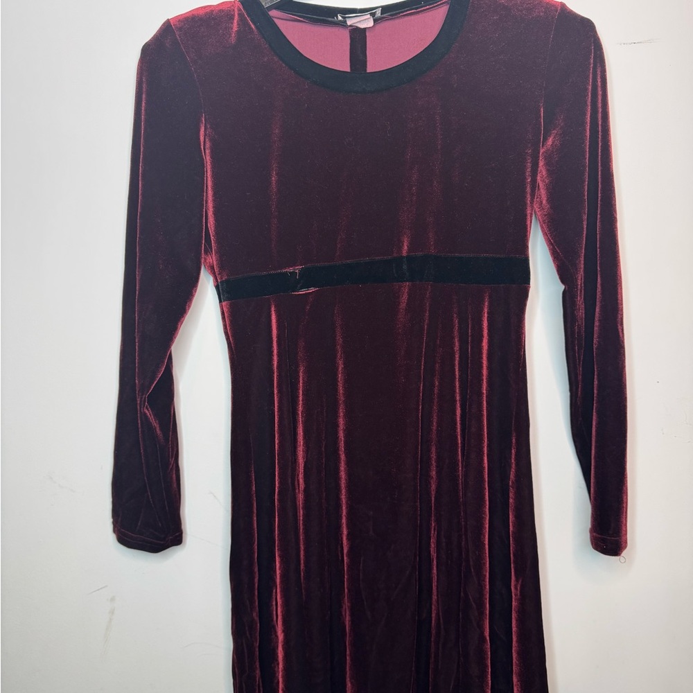 Velvet Long Sleeve Dress